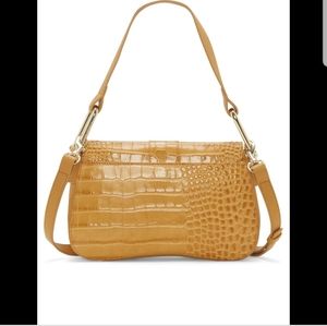Vince Camuto croc-embossed leather purse NWOT
